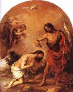 Bartolome Esteban Murillo Baptism of Jesus painting